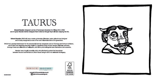Taurus Greeting Card