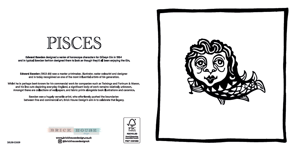 Pisces Greeting Card