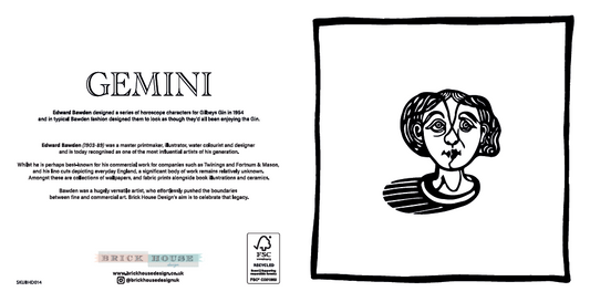 Gemini Greeting Card