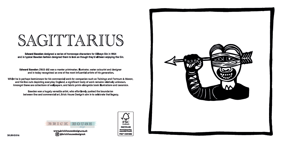 Sagittarius Greeting Card