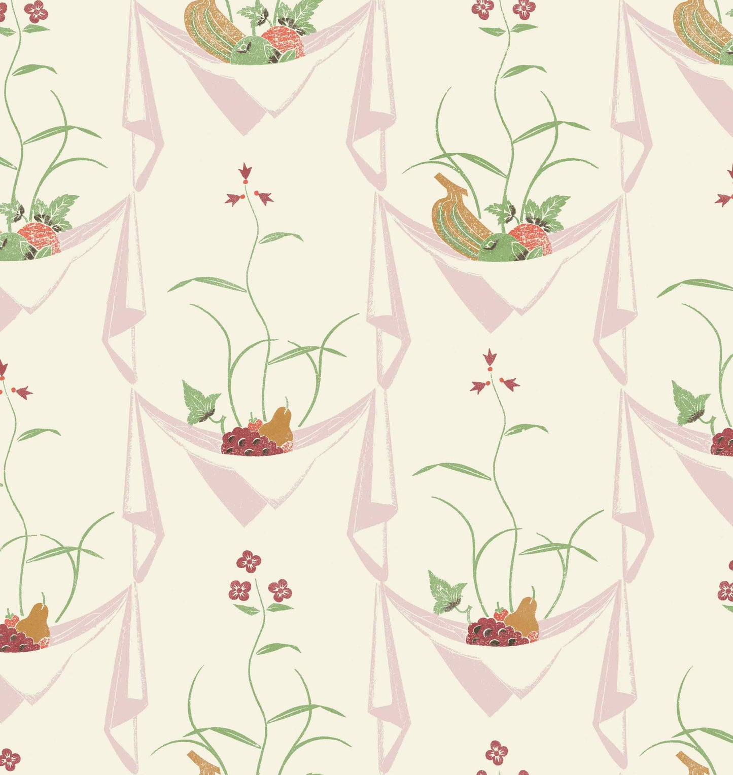 Napkin/Fruit Wallpaper, white/Confetti