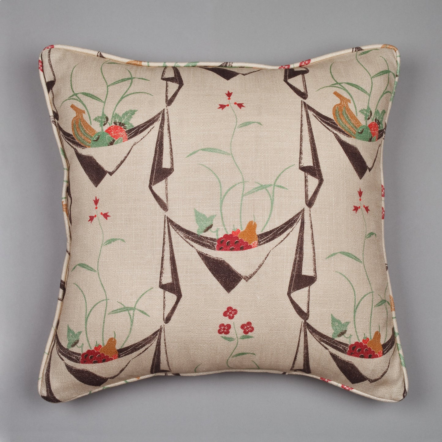 Napkin/Fruit print cushion, Original