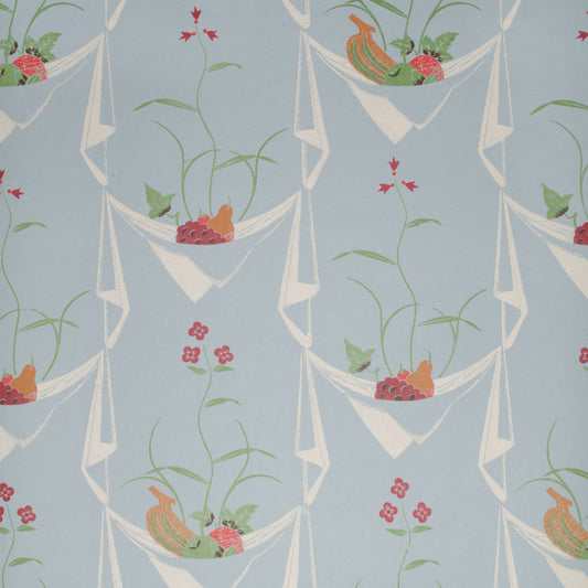 Napkin/Fruit Wallpaper Wedgwod/white