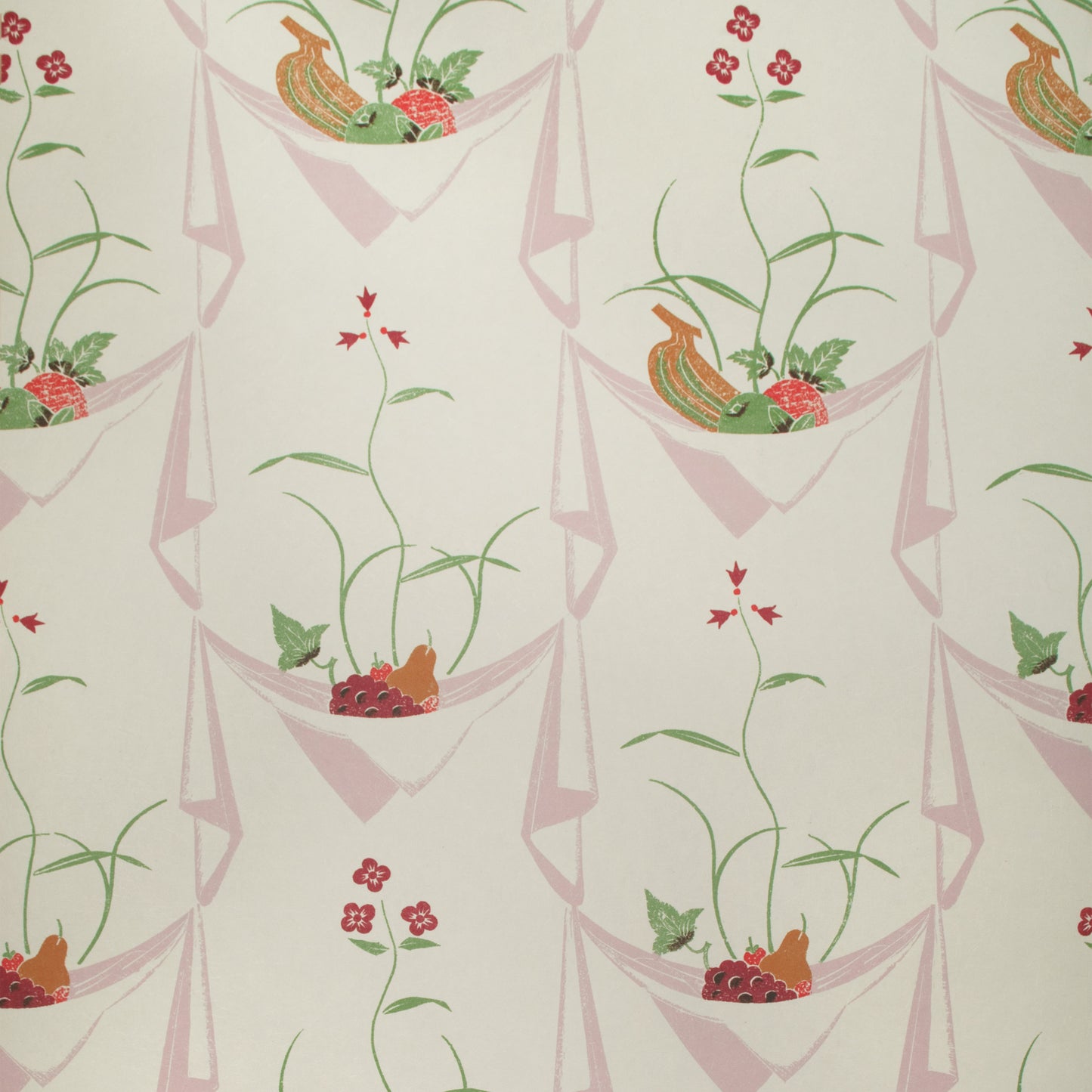 Napkin/Fruit Wallpaper, white/Confetti