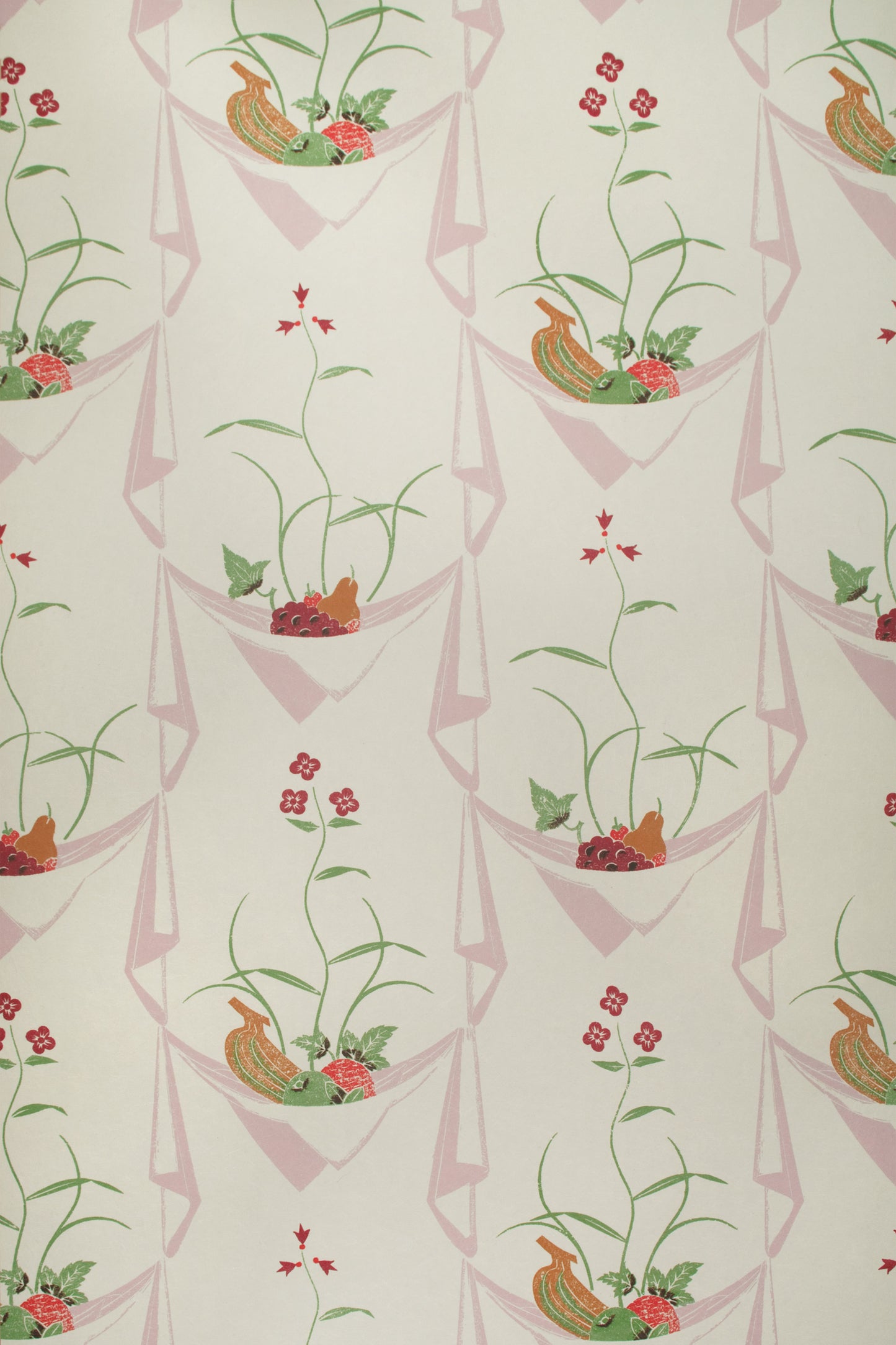 Napkin/Fruit Wallpaper, white/Confetti