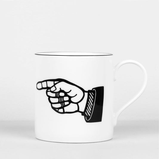 Pointing Hand Coffee Mug