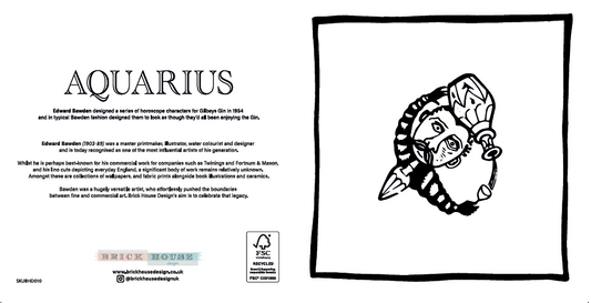Aquarius Greeting Card