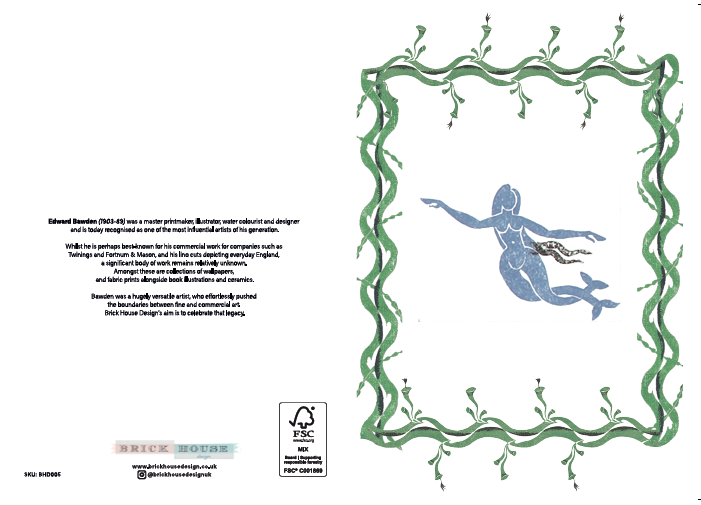 Mermaid Greeting Card