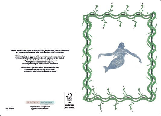 Merman Greeting Card